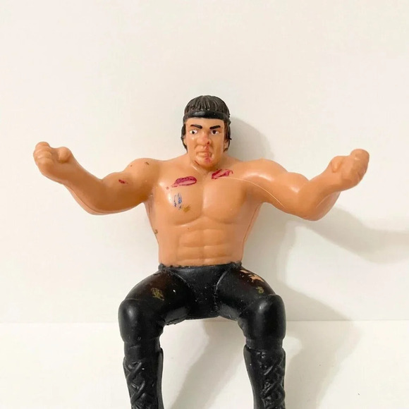 Vtg 1986 WWF LJN Wrestling Superstars  Ricky The Dragon Steamboat Thumb Wrestler - Picture 4 of 14